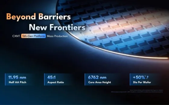 China’s CXMT Ramps G5 DRAM Platform to Mass Production