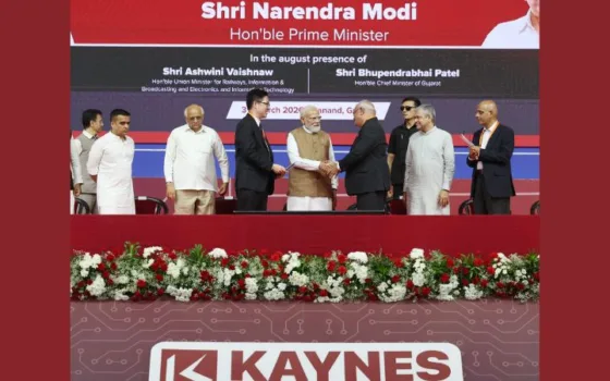 PM Modi Inaugurates Kaynes Semiconductor Facility in Sanand, Strengthening India's Electronics Supply Chain