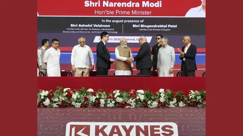 PM Modi Inaugurates Kaynes Semiconductor Facility in Sanand, Strengthening India's Electronics Supply Chain