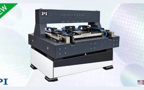 PI Unveils A-323 Planar Air Bearing Scanner for Wafer Metrology and Inspection